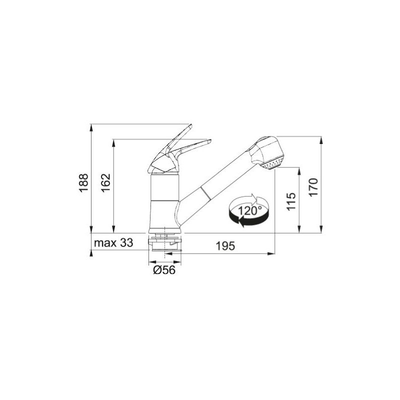 Franke FN 0642.031 ECO Chrom