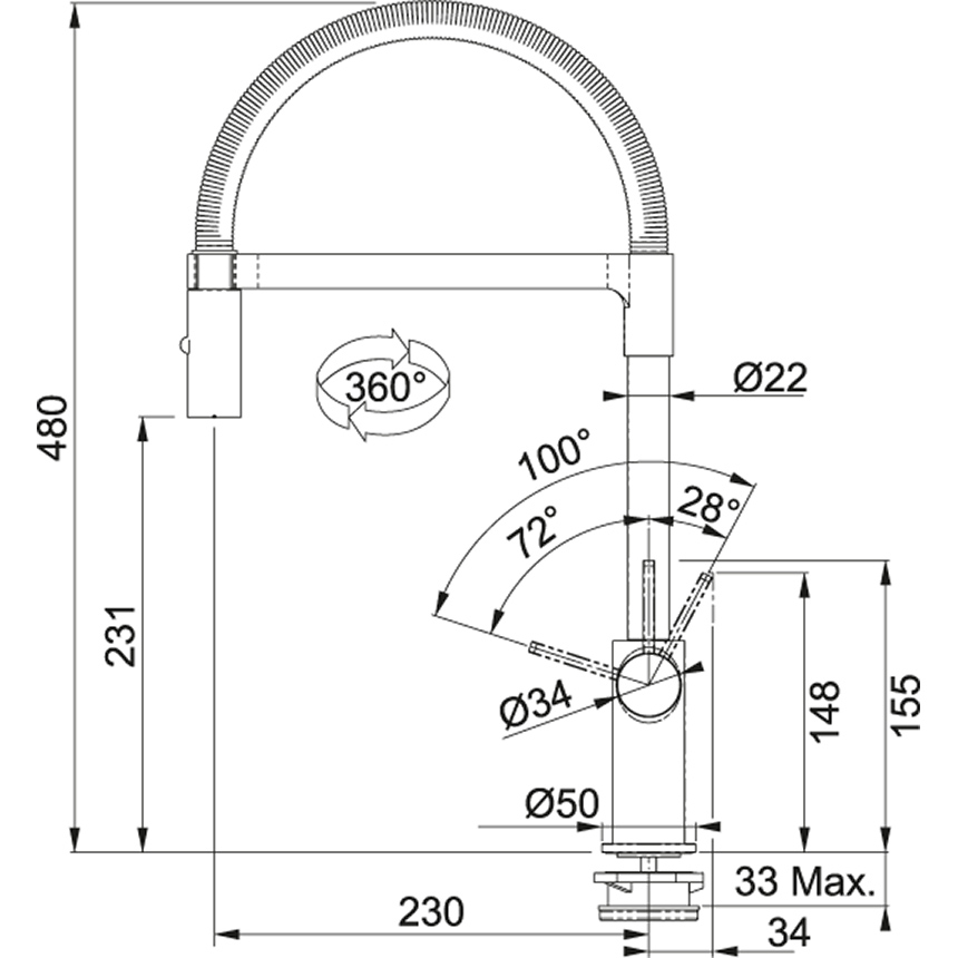 Franke FN 9630.031 Chrom
