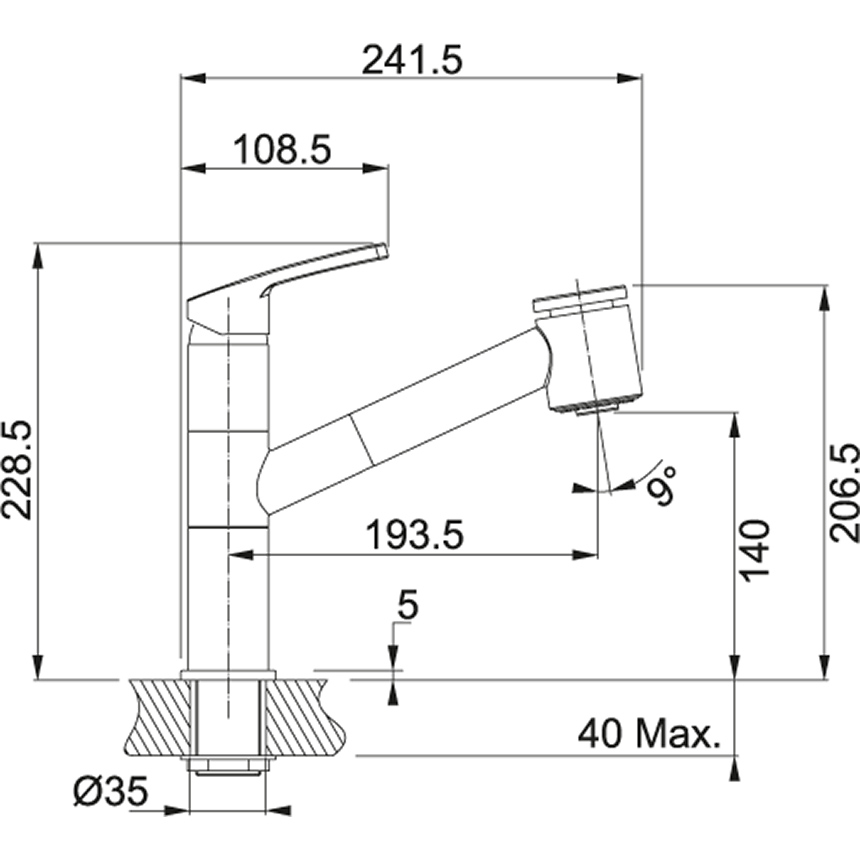 Franke FP 8244.031 Chrom