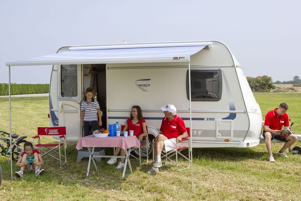 Markýza Fiamma Fiammastore F45 S, bílé tělo, plátno Royal Grey - Image 9