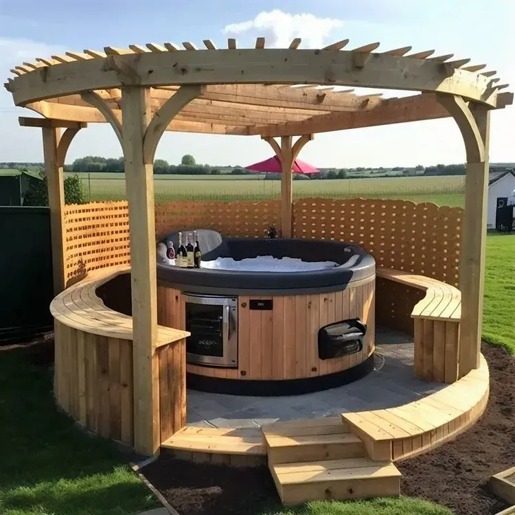 pergola 21 Dřevěné pergoly