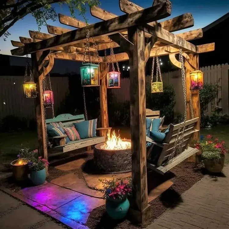 pergola 8 Dřevěné pergoly