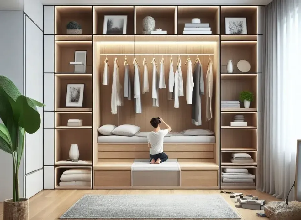 Trendy v designu vestavěných skříní v roce 2023