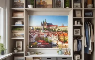 Materiál pro vestavěnou skříň