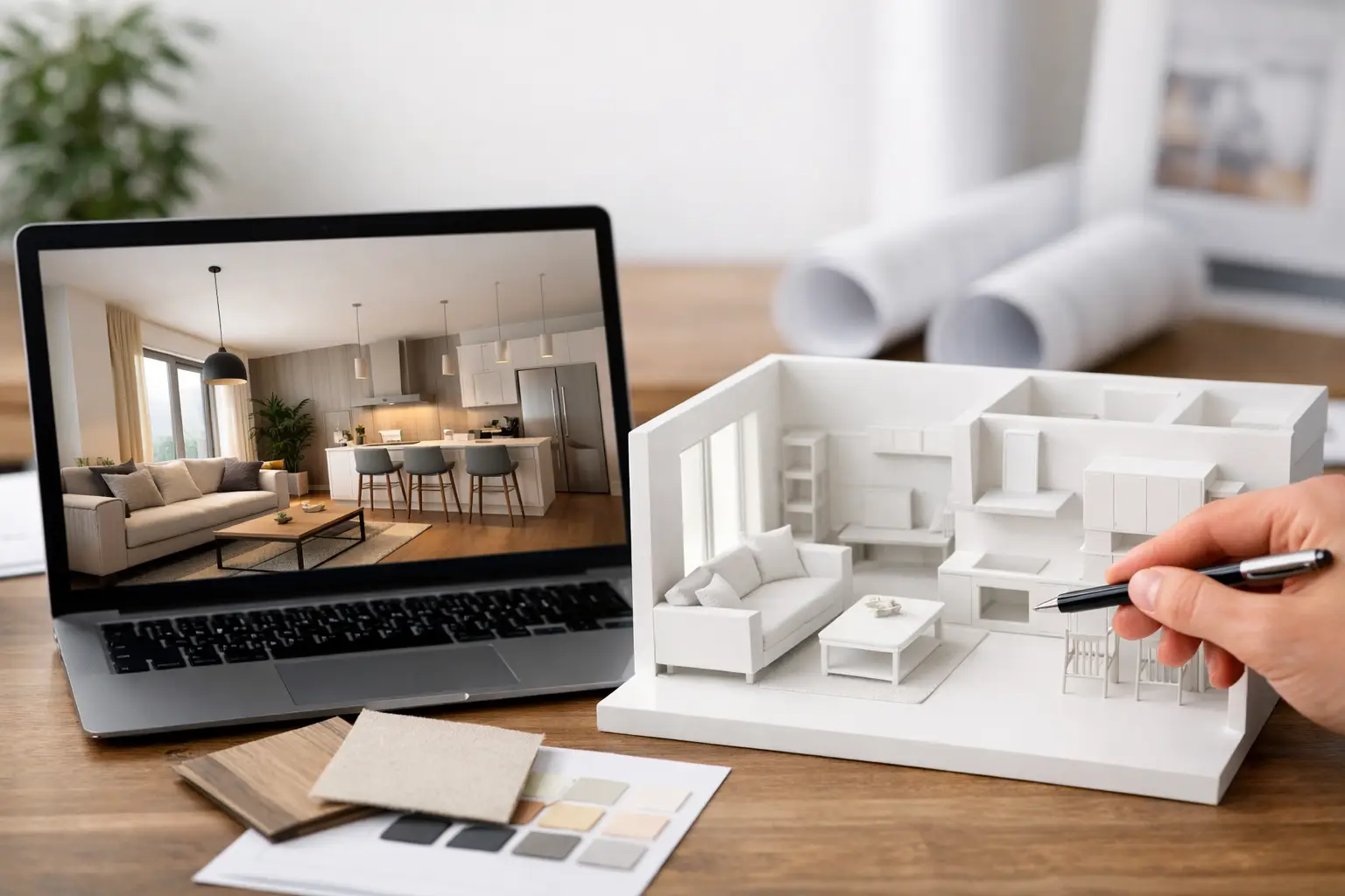 3D návrh interiéru ukáže řešení před výrobou
